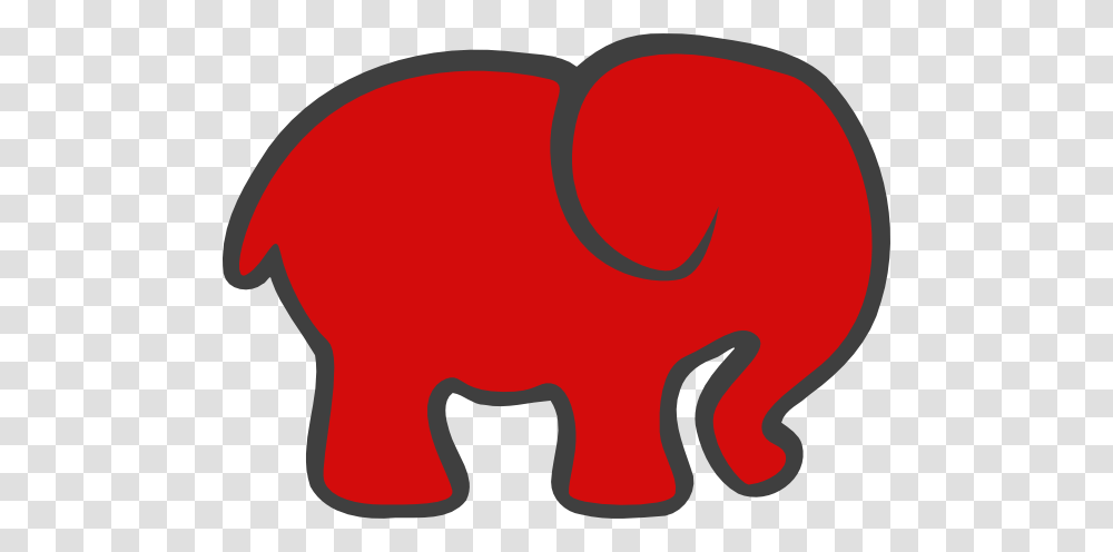 Red Gray Elephant Clip Art, Piggy Bank, Cow, Cattle, Mammal Transparent Png