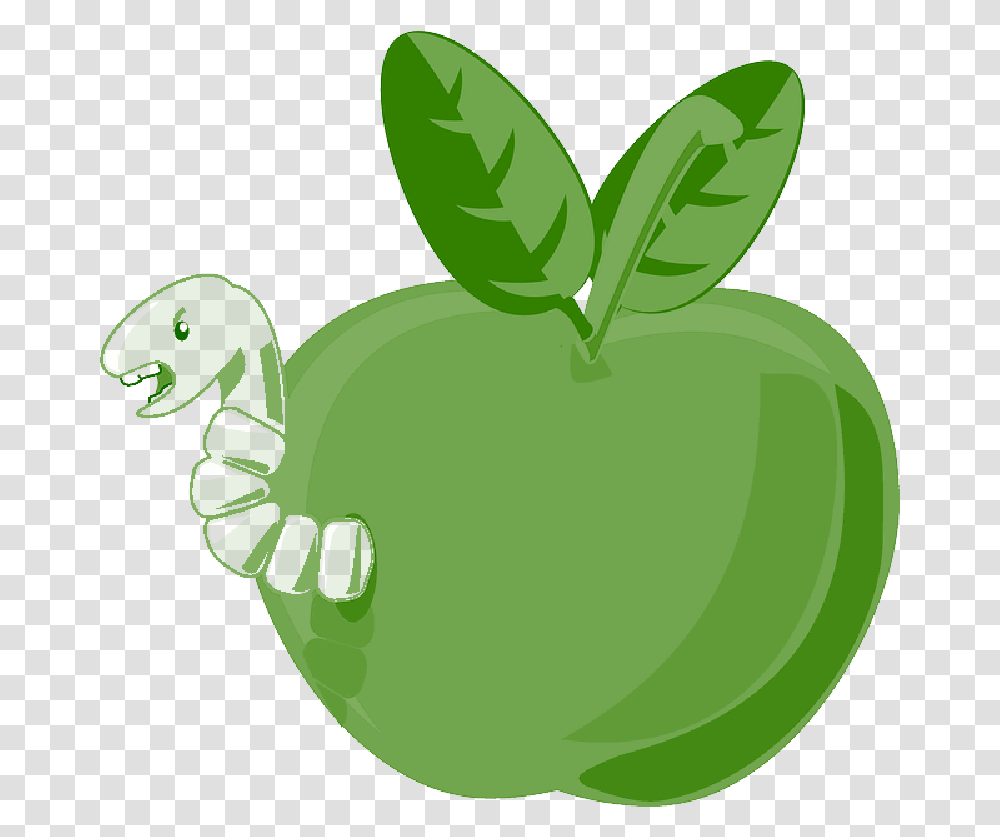 Red Green Apple Food Fruit Small Apples Bitten Cartoon Clipart The Worm, Plant, Tennis Ball, Pottery, Leaf Transparent Png