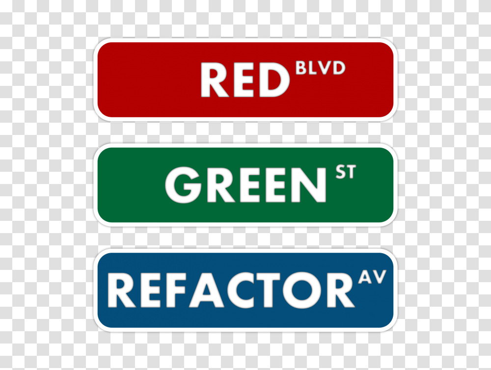 Red Green Refactor Street Sign Icons, Road Sign Transparent Png