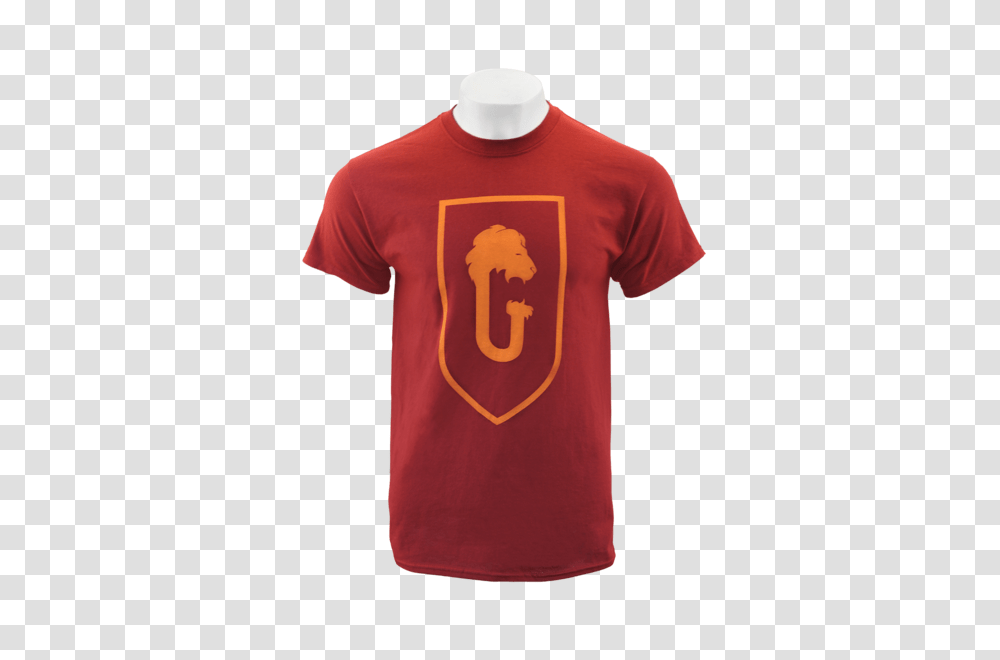 Red Gryffindor Crest T Shirt, Apparel, T-Shirt, Person Transparent Png