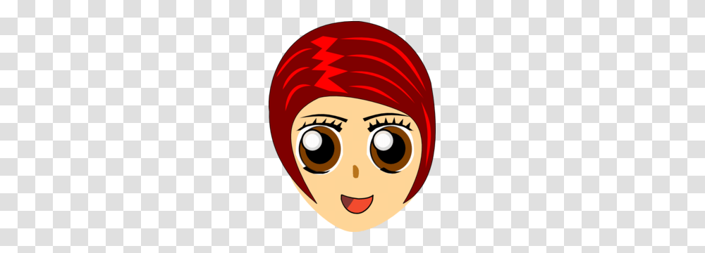 Red Hair Girl Clip Art, Head, Food Transparent Png
