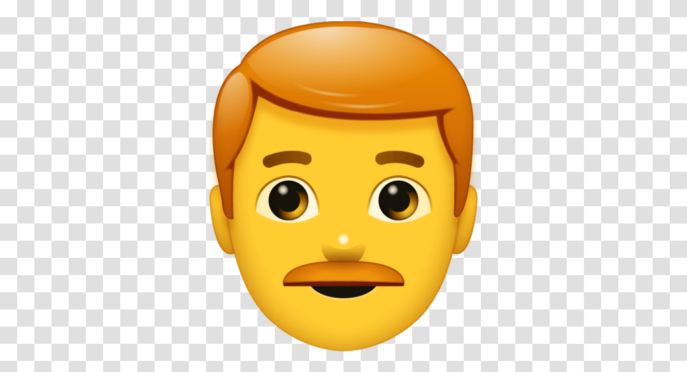 Red Hair Man Emoji Men Emoji, Label, Text, Head, Helmet Transparent Png