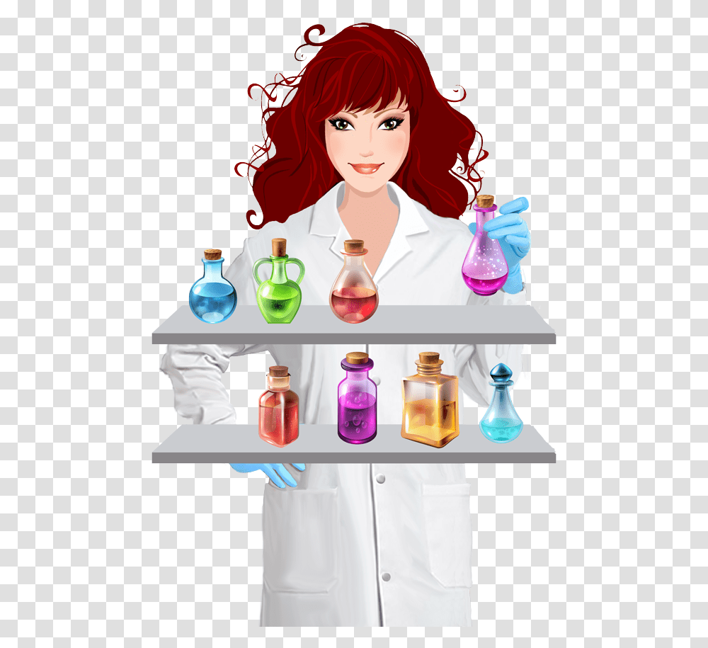Red Hair, Scientist, Person, Lab Transparent Png