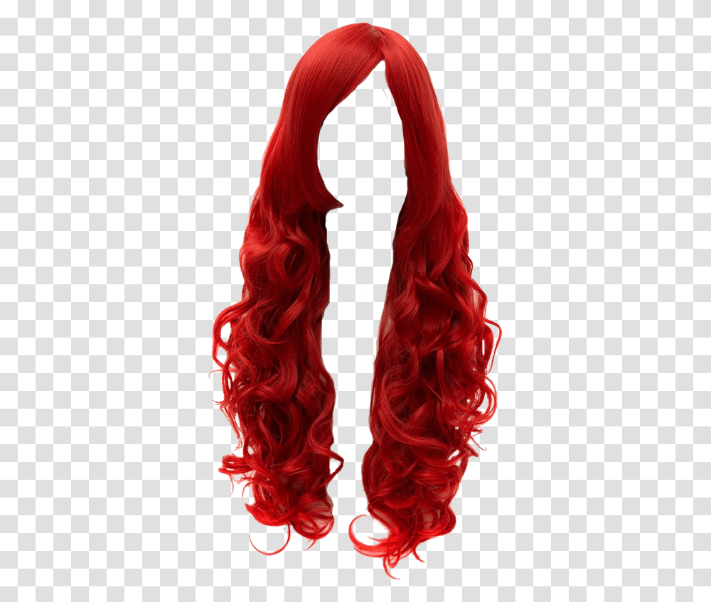 Red Hair Wig, Apparel, Person, Human Transparent Png