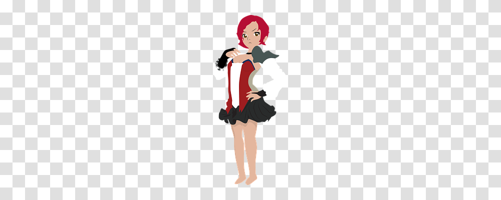 Red Hair Woman Person, Dance Pose, Leisure Activities, Performer Transparent Png