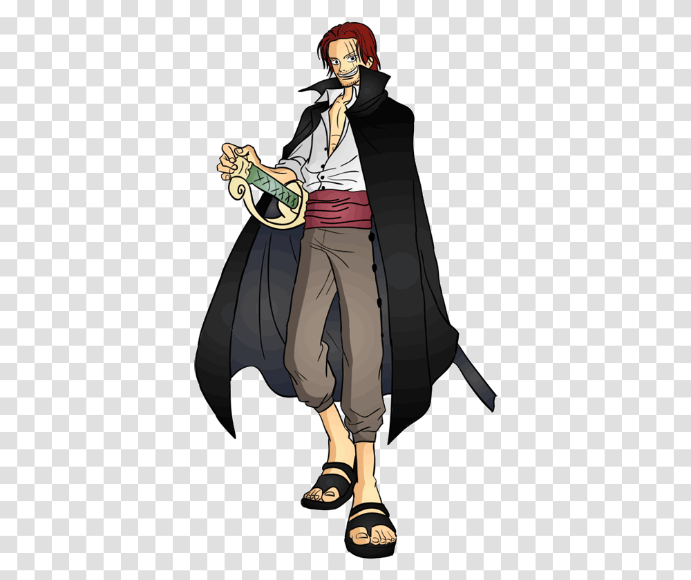 Red Haired Shanks, Person, Human, Horn, Brass Section Transparent Png