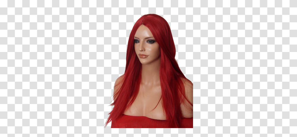 Red Halloween Costume Womens Long Poker Straight Devil Party Wig O 15 Ebay For Adult, Hair, Person, Human, Toy Transparent Png