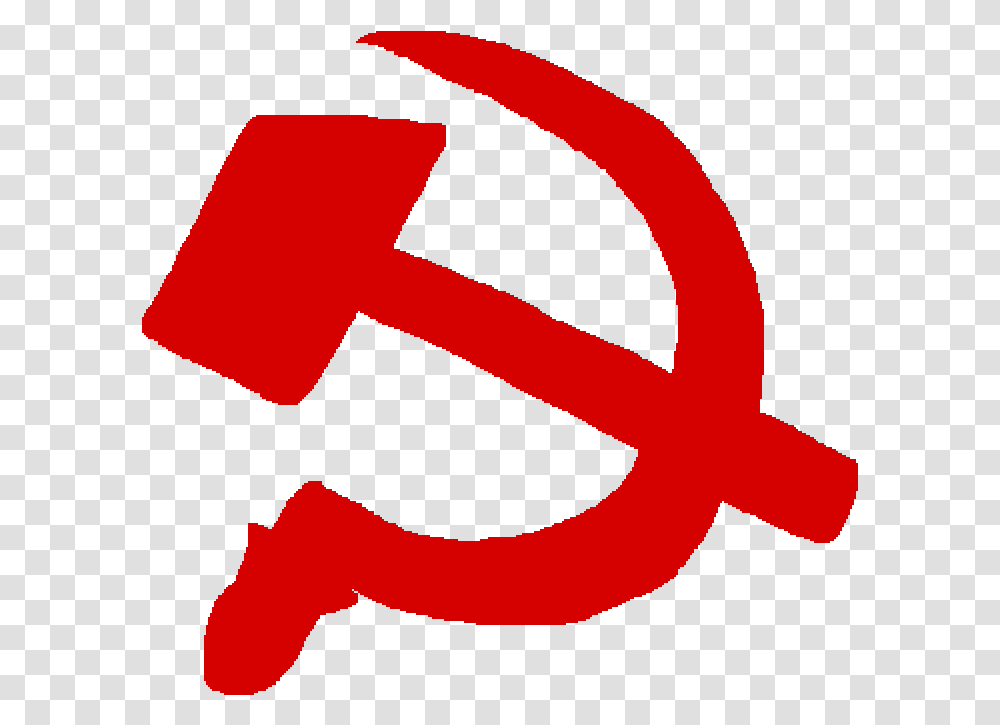 Red Hammer And Sickle Hammer And Sickle, Tool, Mallet Transparent Png