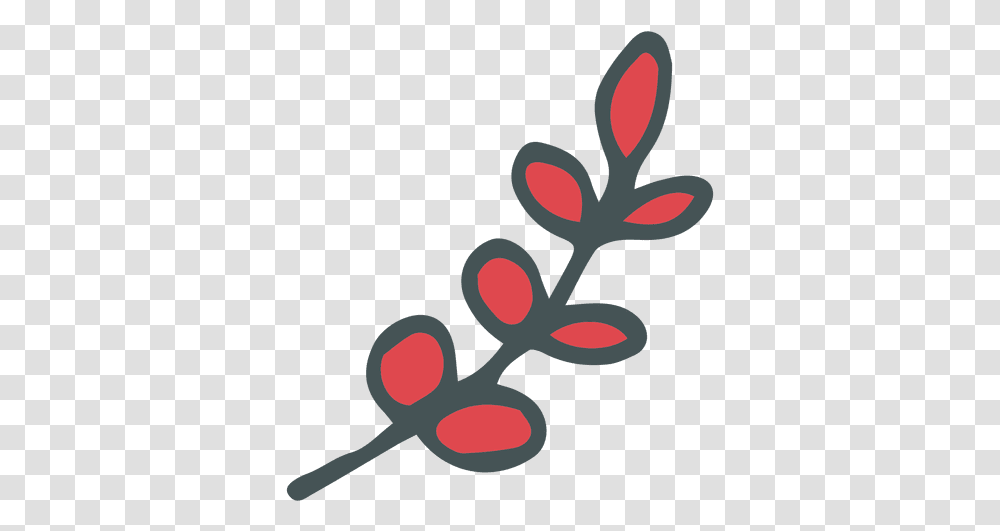 Red Hand Drawn Circle Picture 1866955 Dibujo De Ramas, Plant, Flower, Stencil, Fruit Transparent Png