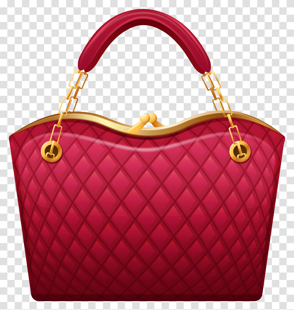 Red Handbag Clip Art Background Purse Clipart Transparent Png