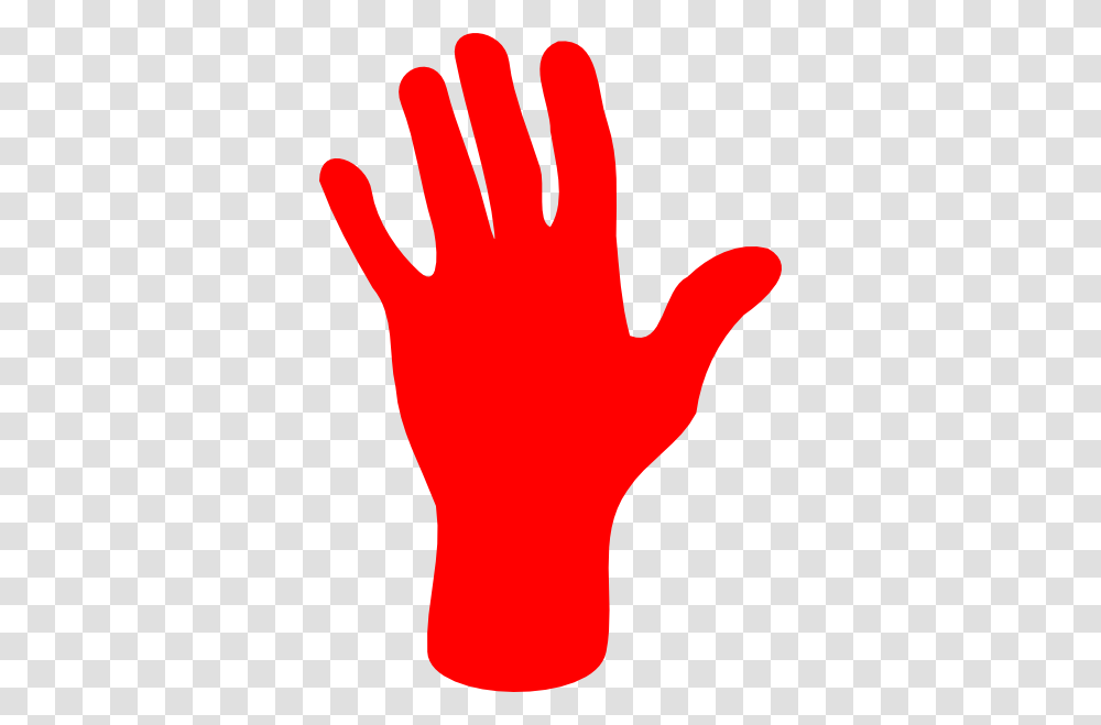 Red Handprint Image, Apparel, Silhouette, Finger Transparent Png