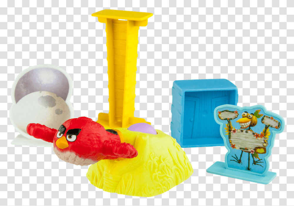Red Happy Meal Angry Birds Toys, Animal Transparent Png