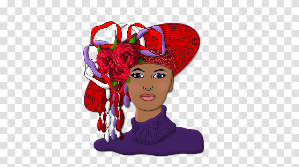 Red Hat Society Clip Art Red Hat Ladies Red Hat Ideas, Apparel, Person, Human Transparent Png