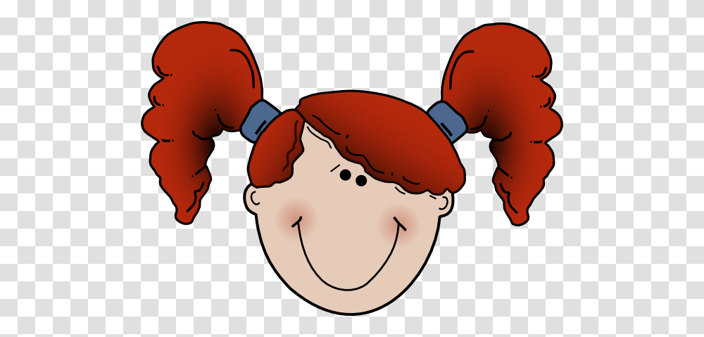 Red Head Girl Cartoon Clip Art, Plant, Food, Produce, Seed Transparent Png