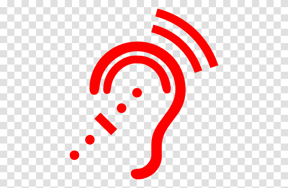 Red Hearing Aid Clip Art, Logo, Trademark, Ketchup Transparent Png