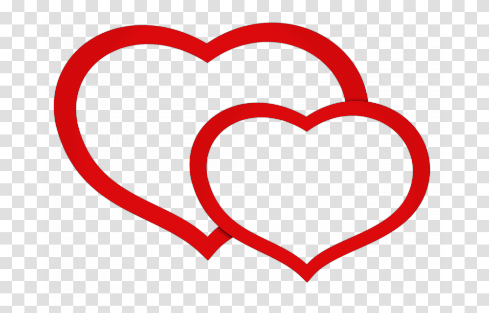 Red Heart Clipart Background Double Heart Images Transparent Png