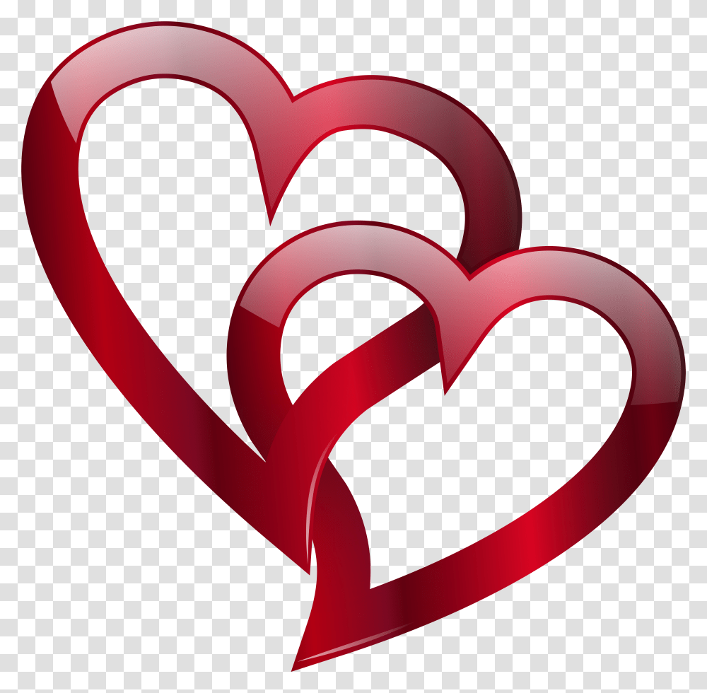 Red Heart Double, Tape, Plant Transparent Png