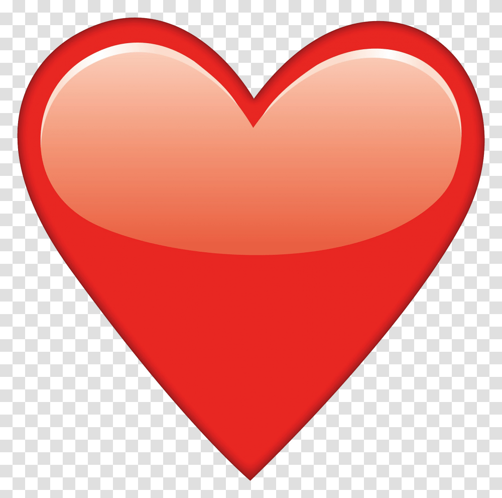 Red Heart Emoji, Plectrum Transparent Png