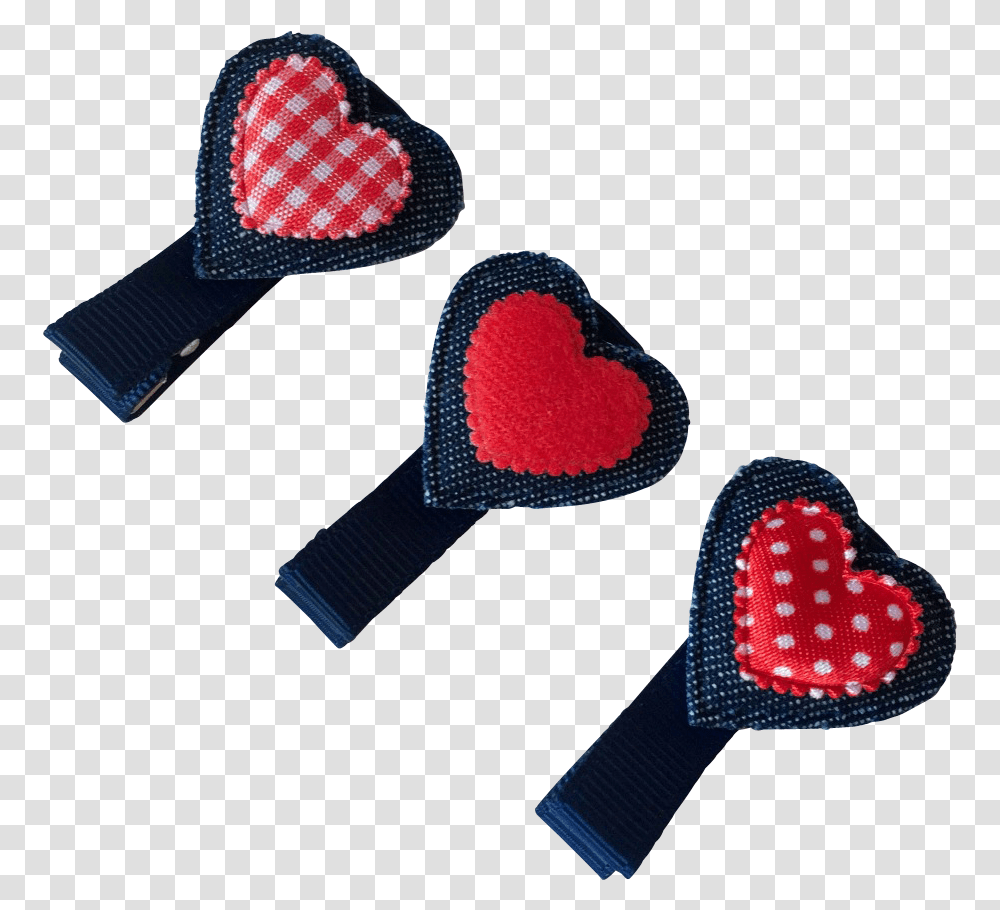 Red Heart Hair ClipsClass, Cushion, Strap, Goggles Transparent Png