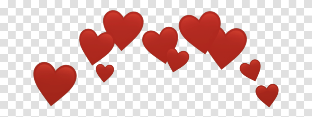 Red Heart Hearts Heartcrown Heartcrowns Crown Blue Heart Emoji, Hand Transparent Png