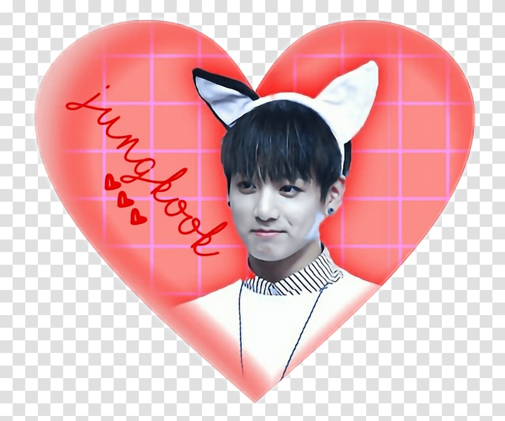 Red Heart Icon Love Heart Jung Kook, Balloon, Plectrum, Person, Human Transparent Png