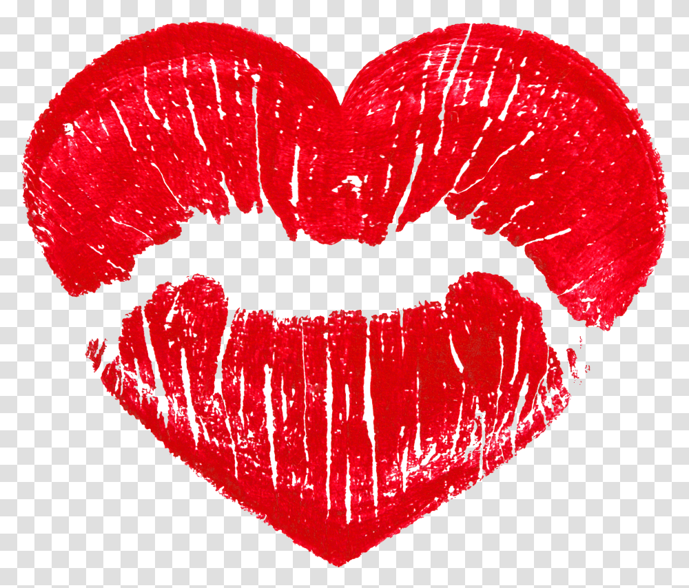 Red Heart Kiss Emoji Transparent Png
