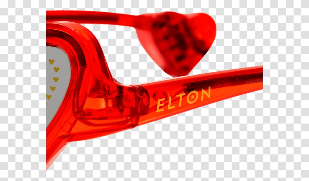 Red Heart Light Up Glasses - Elton John Official Store Heart, Symbol, Helmet, Transportation, Vehicle Transparent Png