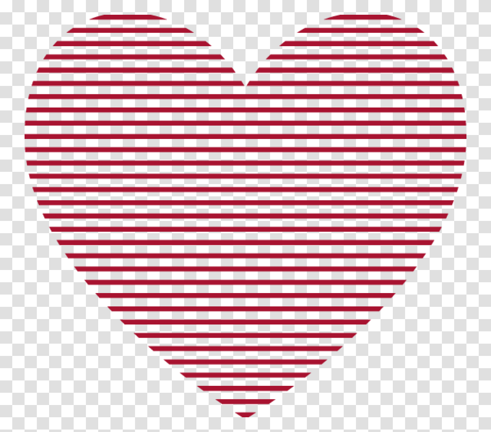 Red Heart Lines Image, Rug, Logo, Trademark Transparent Png