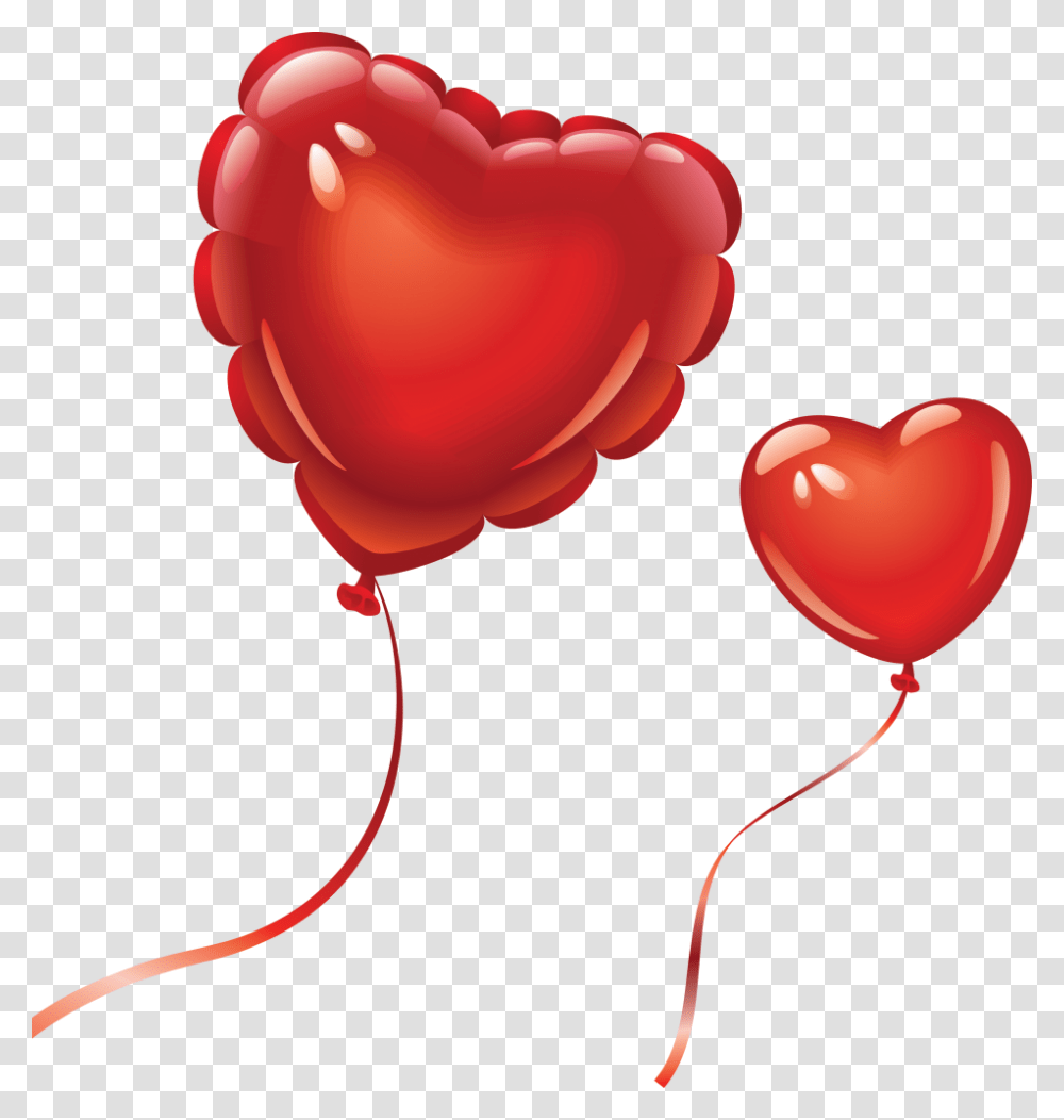 Red Heart Shape Balloon Clipart, Plant, Wax Seal, Rose Transparent Png
