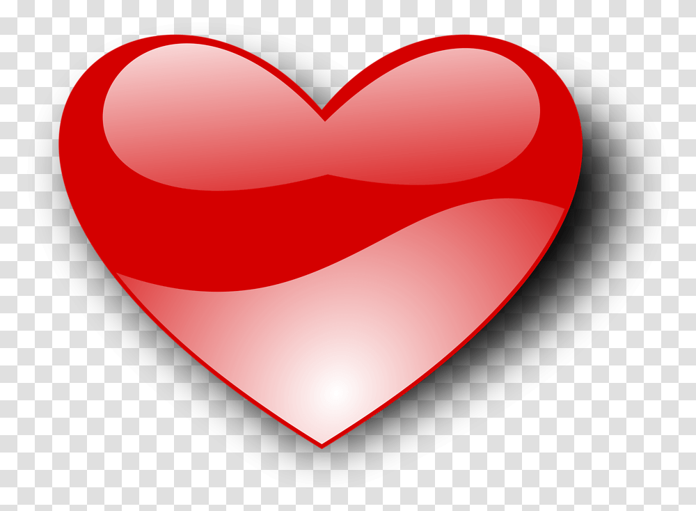 Red Heart With Background, Balloon Transparent Png