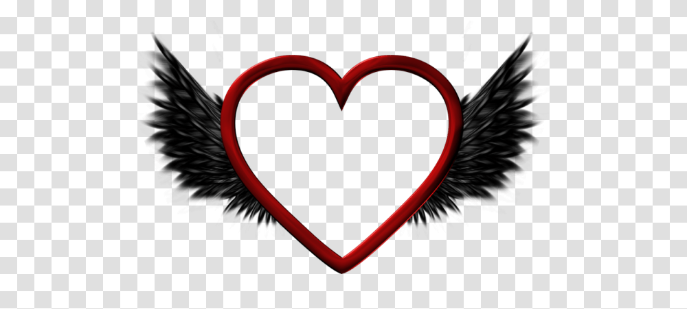 Red Heart With Black Wings Gallery, Sunglasses, Accessories, Accessory, Cushion Transparent Png