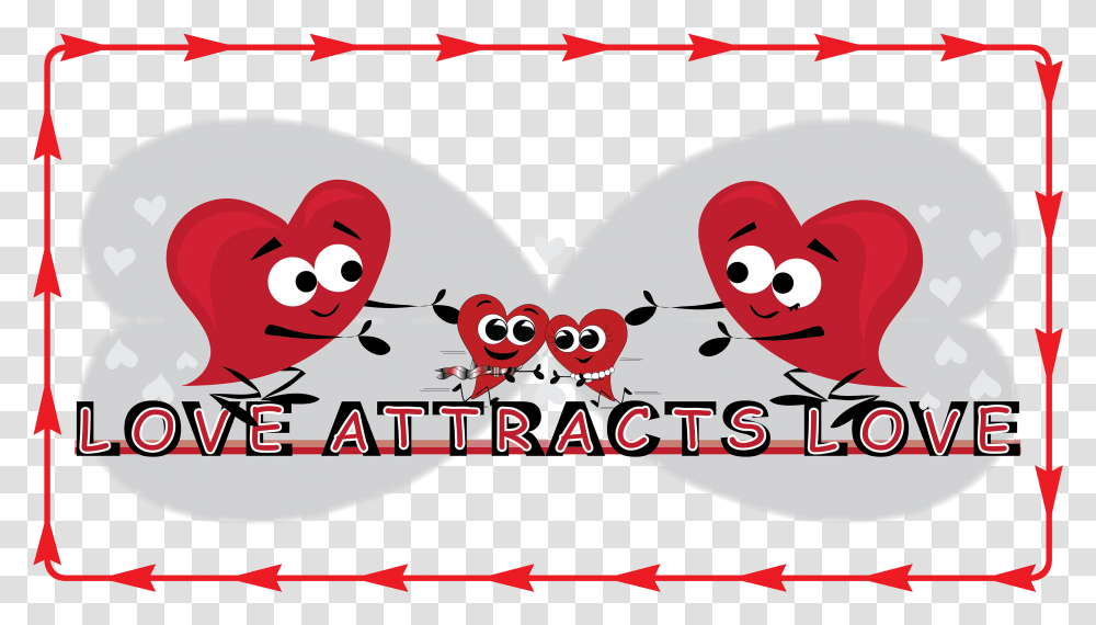 Red Hearts And Two Female Red Hearts Falling In Love Cartoon, Label, Poster Transparent Png