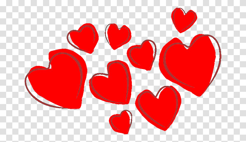 Red Hearts Clip Art Valentines Hearts, Plant, Flower, Blossom, Petal Transparent Png