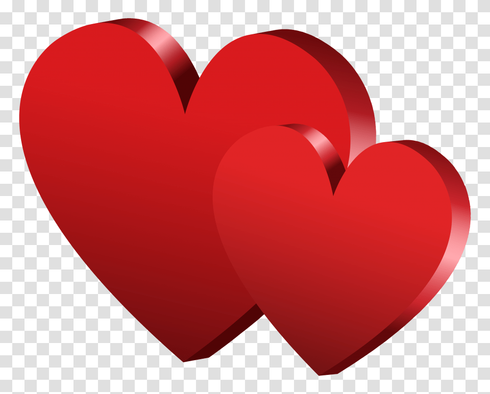 Red Hearts Clipart Transparent Png