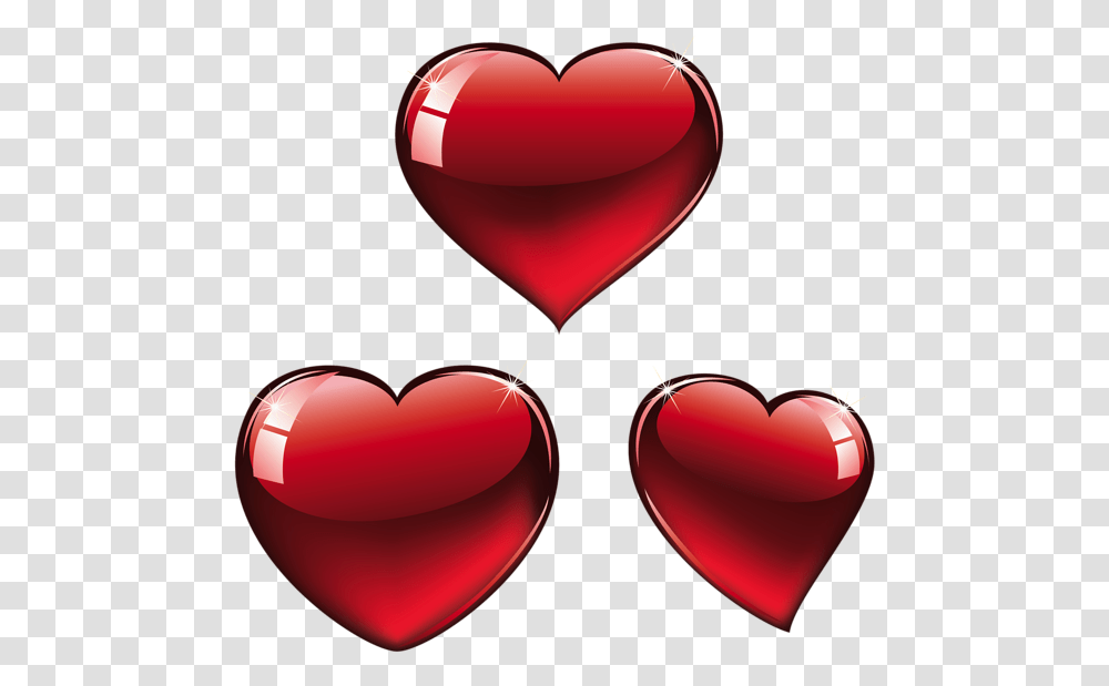 Red Hearts Clipart Tres Corazones, Plant, Rose, Flower, Blossom Transparent Png