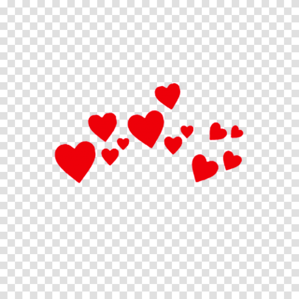 Red Hearts Heart Crown Crowns Heartcrown Heartcrowns, Petal, Flower, Plant, Blossom Transparent Png
