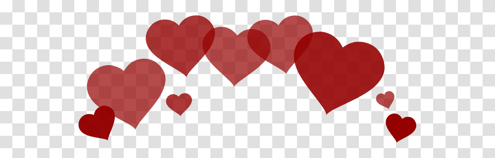 Red Hearts Heartcrown Crown Asthetic Asthetics Bts, Batman Logo, Hand Transparent Png