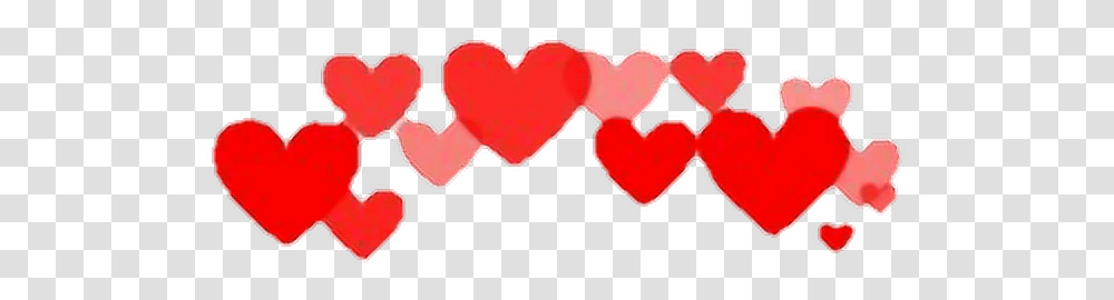 Red Hearts Redheartcrown Heartscrown Icon Overlay Aesthetic Wallpaper For Computers, Hand Transparent Png