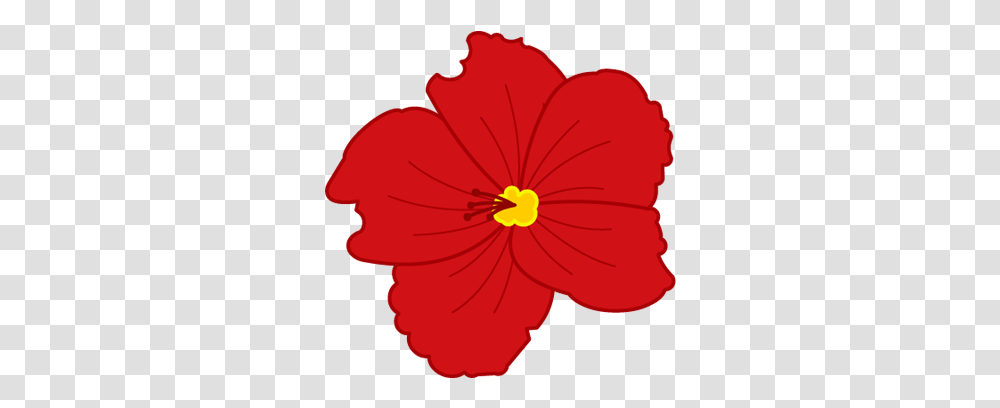 Red Hibiscus Hawaiian Hibiscus, Flower, Plant, Blossom, Petal Transparent Png
