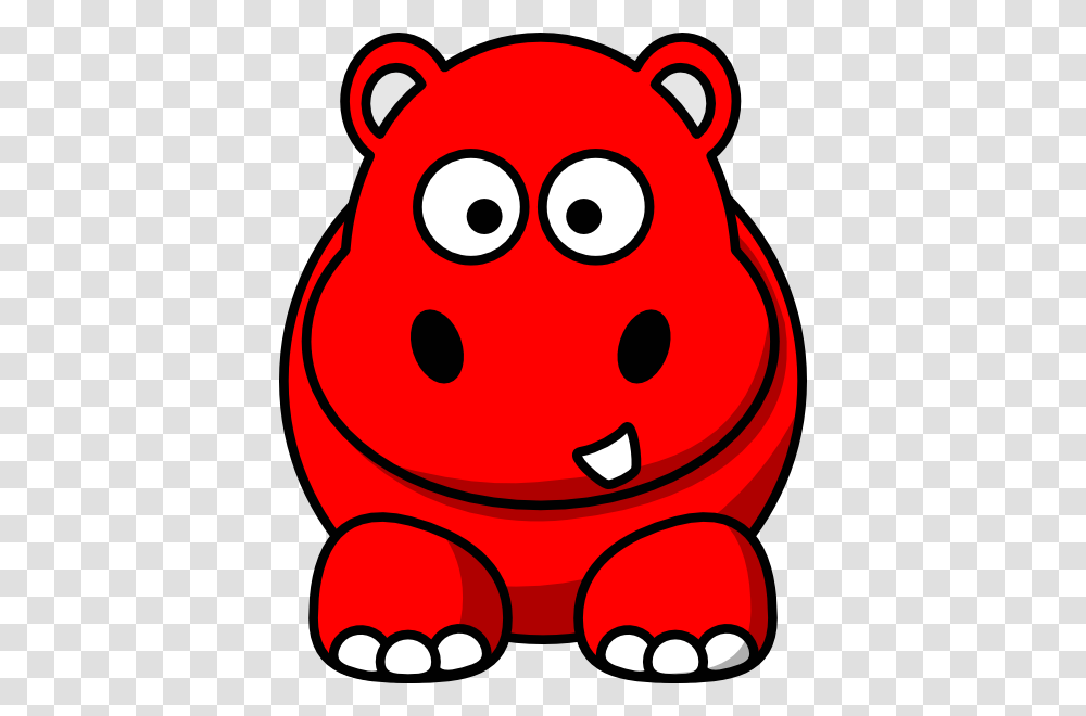 Red Hippo Clip Art For Web, Pillow, Cushion, Pac Man, Robot Transparent Png
