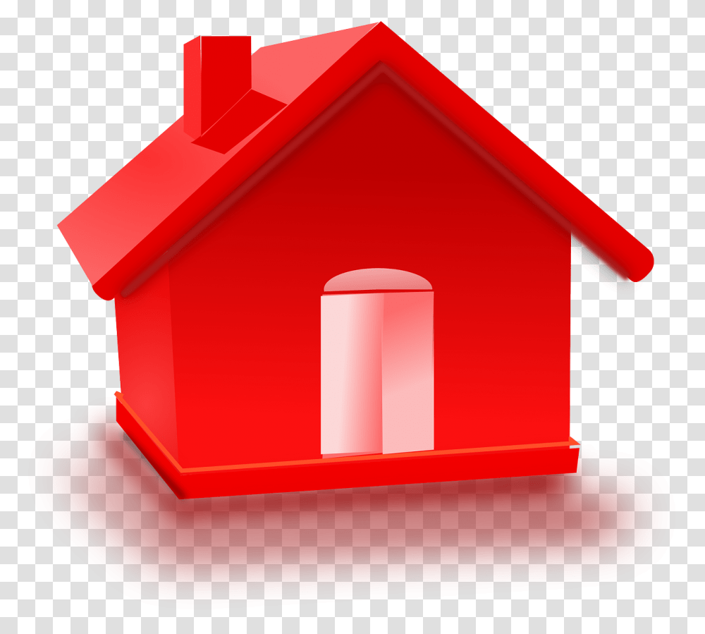 Red Home, Mailbox, Letterbox, Bird Feeder, Animal Transparent Png