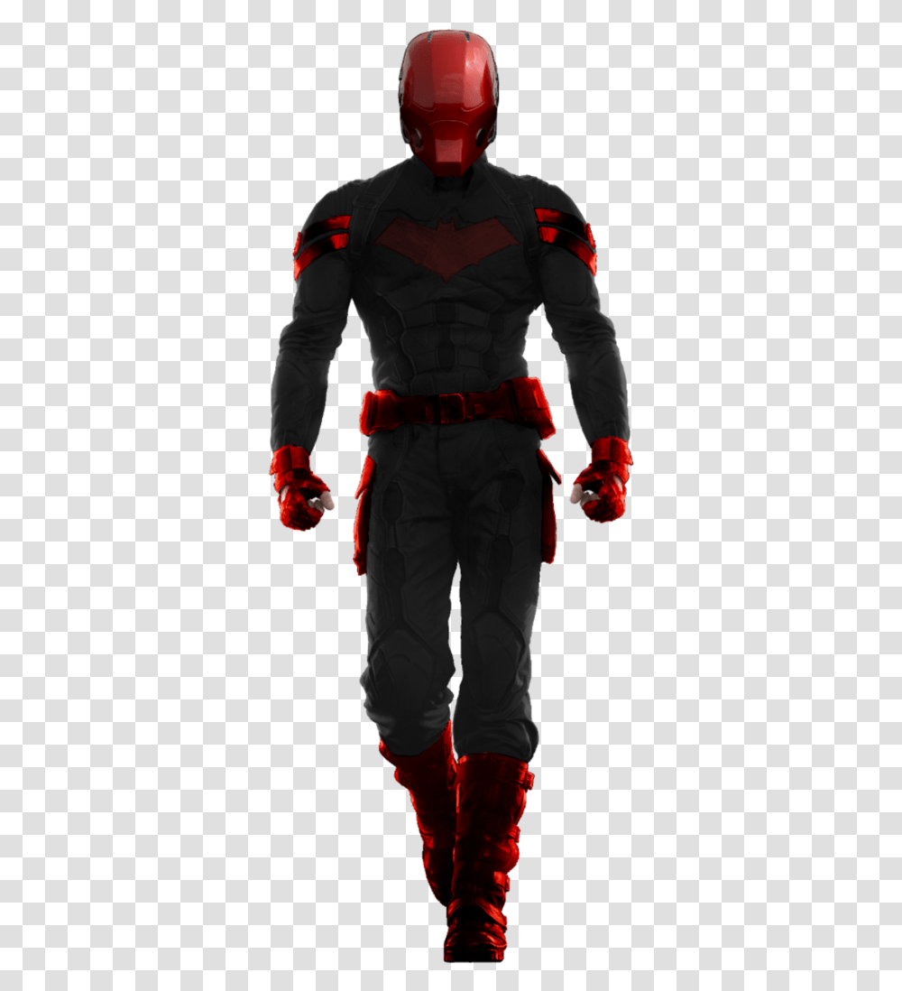 Red Hood Daredevil Ultimate Alliance, Helmet, Person, Hand Transparent Png