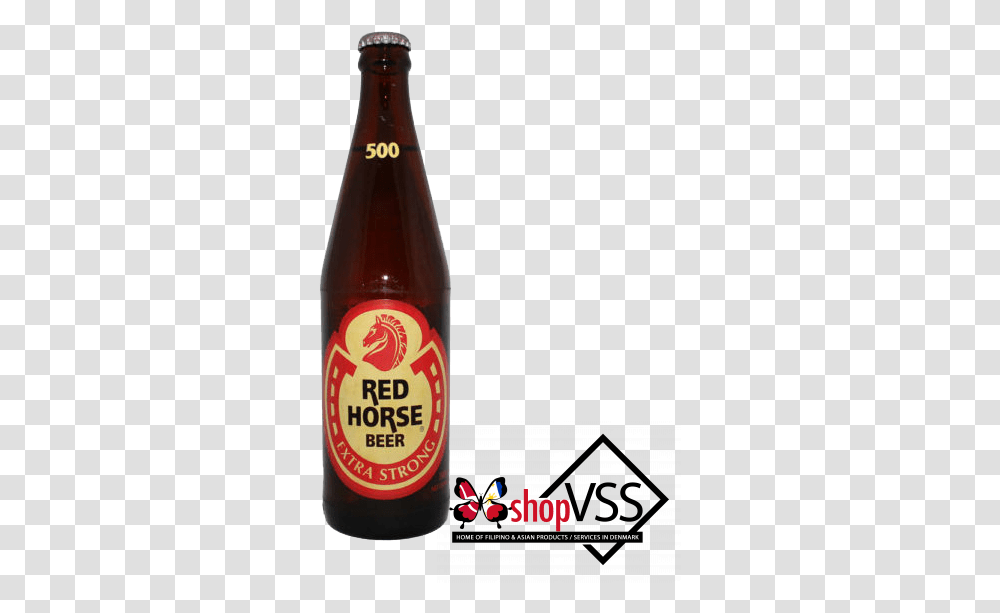 Red Horse Red Horse Beer, Bottle, Label, Beverage Transparent Png