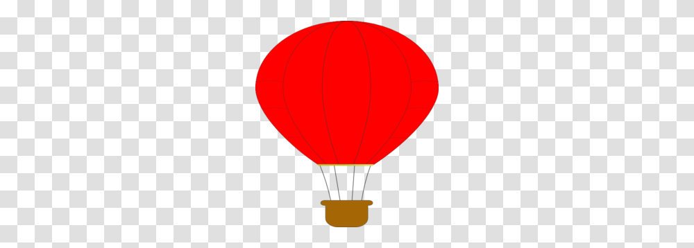 Red Hot Air Balloon Clip Art, Aircraft, Vehicle, Transportation Transparent Png