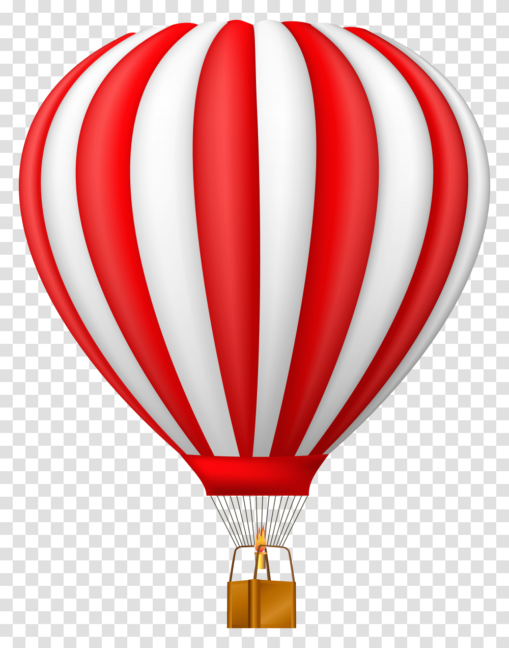 Red Hot Air Balloon Clip Gallery Transparent Png
