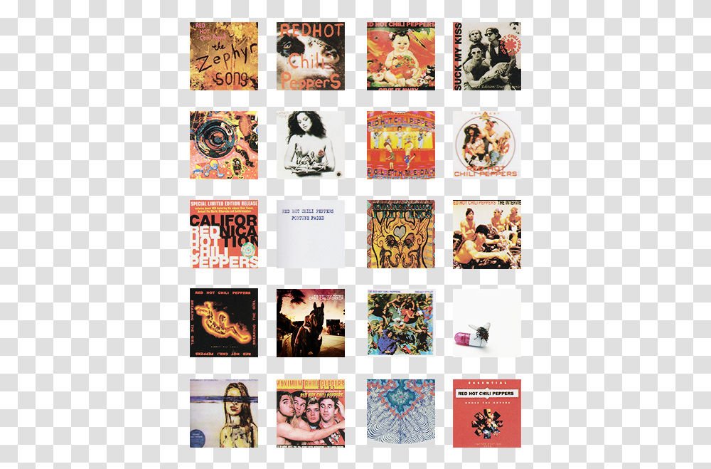 Red Hot Chili Peppers, Person, Collage, Poster Transparent Png