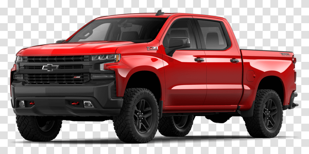 Red Hot G7c Front Lt Trail Boss View 2019 Chevrolet 2019 Chevrolet Silverado Colors, Pickup Truck, Vehicle, Transportation, Car Transparent Png