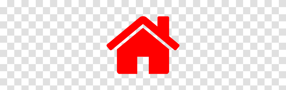 Red House Icon, Logo, Trademark Transparent Png