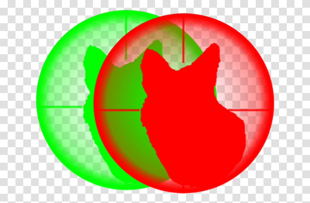 Red Hunting Light And Green Night Hunting Lights Emblem Hunting, Sphere, Lighting, Plant, Food Transparent Png