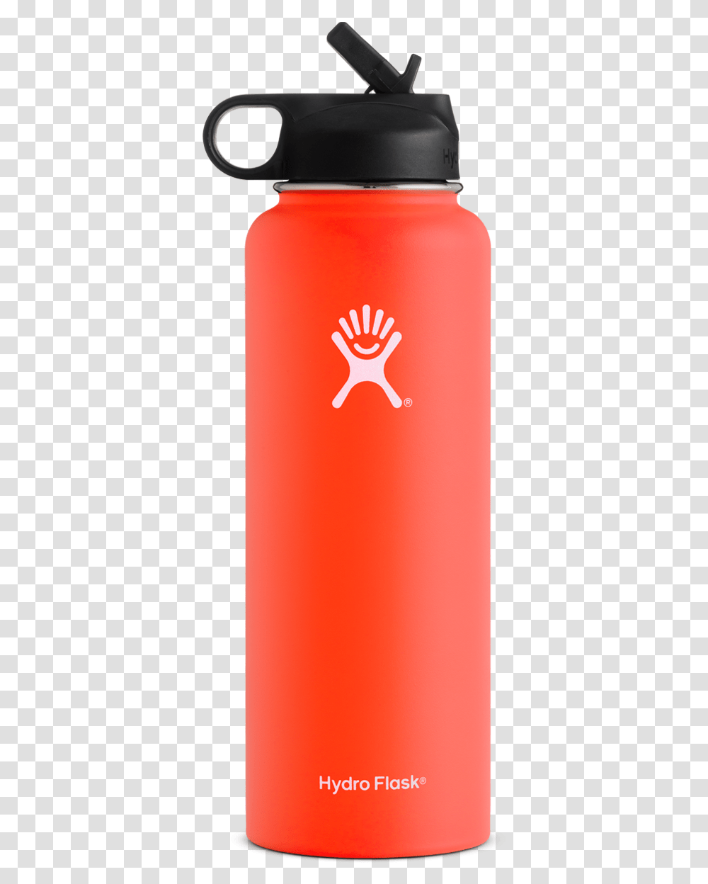 Red Hydro Flask With Straw, Bottle, Beverage, Drink, Shaker Transparent Png